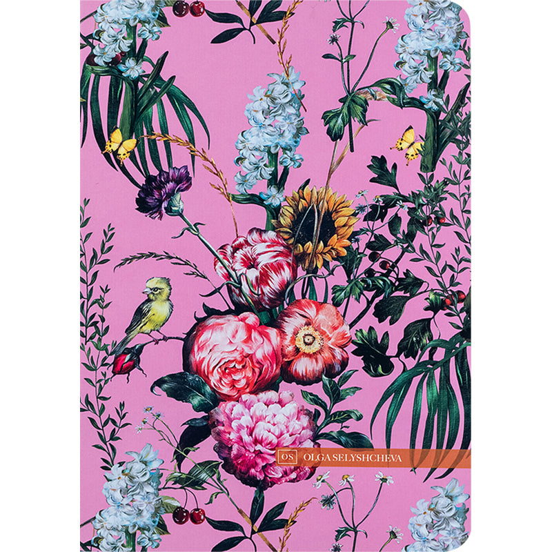 Notebook Axent Summer Time 8700-11-A-OS, A5, 80 sheets,  squared