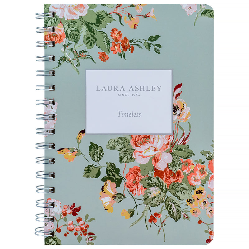Spiral notebook Axent Laura Ashley, Timeless 8470-4-A-LA, A5, 80 sheets, squared, hard cover