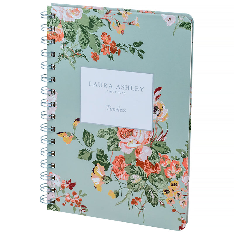Spiral notebook Axent Laura Ashley, Timeless 8470-4-A-LA, A5, 80 sheets, squared, hard cover
