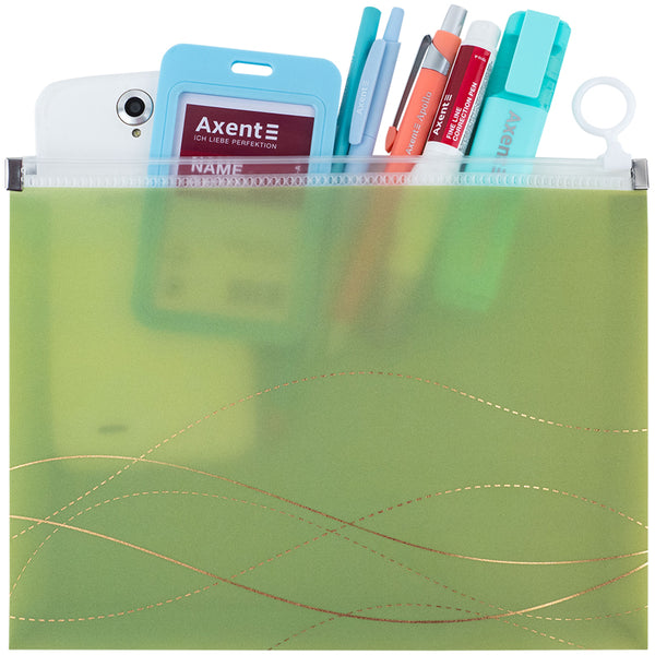 Druckverschlussmappe Axent Waves-3 1498-42-A, A5