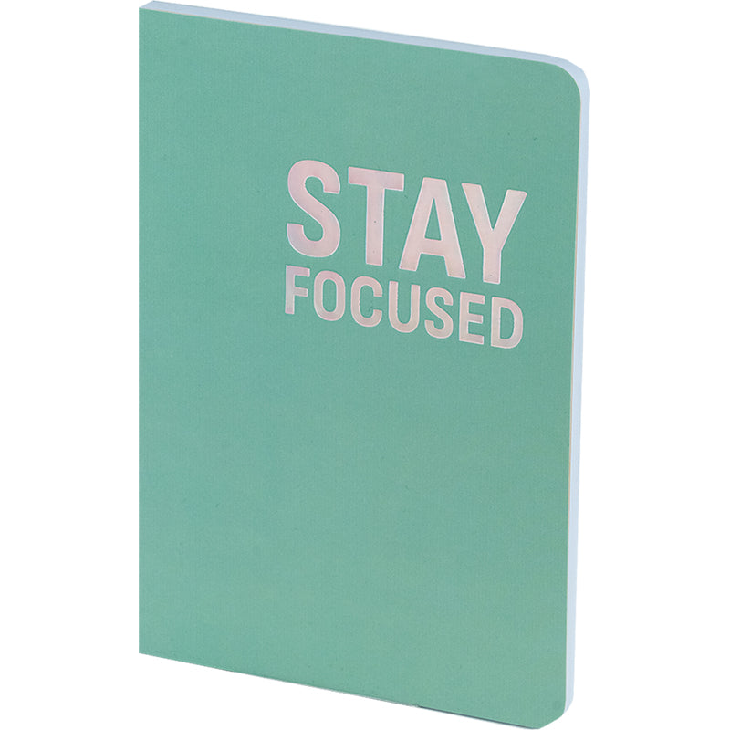 Notebook Axent Motivation 8700-15-A, A5, 80 sheets,  squared, Stay Focused