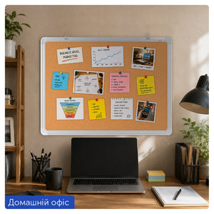 Korktafel Axent 9621-A, 45x60 cm, Aluminiumrahmen