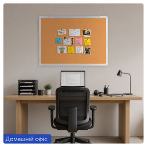 Korktafel Axent 9622-A, 60x90 cm, Aluminiumrahmen