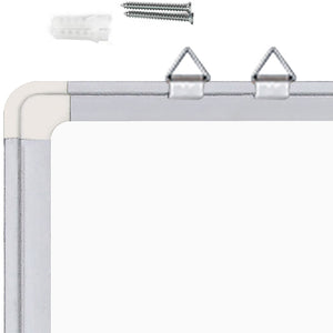 Magnetic whiteboard Axent 9613-A, 90x120 cm, aluminum frame