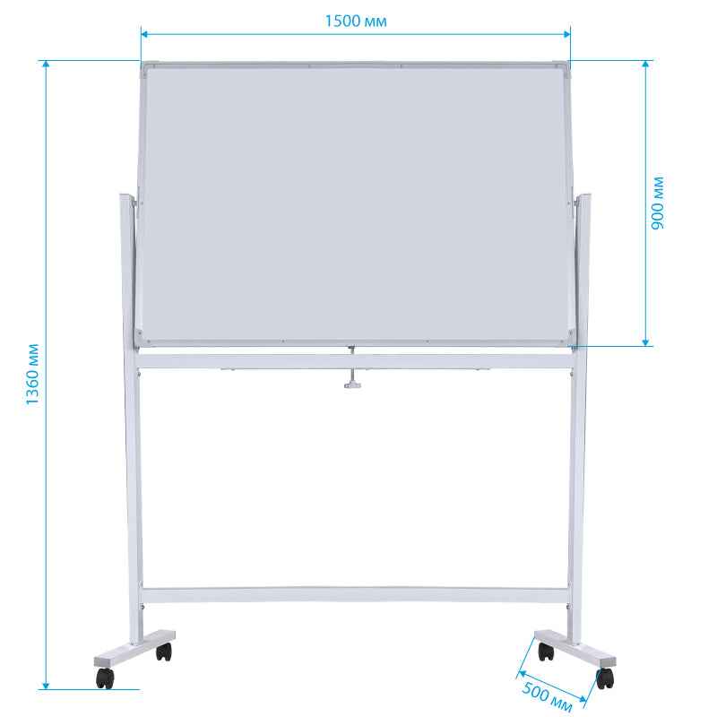 Magnetische Trockenlöschtafel Axent 9617-A, 90x150 cm, mobil