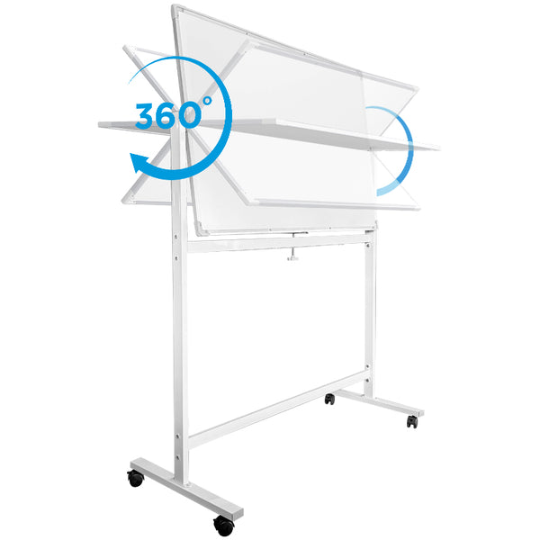 Double magnetic whiteboard Axent 9617-A, 90x150 cm, mobile