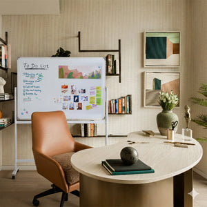 Double magnetic whiteboard Axent 9617-A, 90x150 cm, mobile