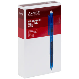 Gelstift "Schreib-Lösch" Axent Correct 3X AG1122-02-A, 0,7 mm, blau