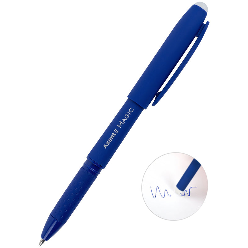 Gelstift "Schreib-Lösch" Axent Magic AG1123-02-A, 0,7 mm, blau