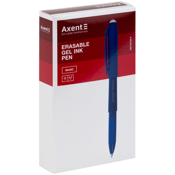 Gelstift "Schreib-Lösch" Axent Magic AG1123-02-A, 0,7 mm, blau