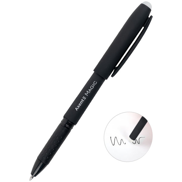 Gelstift "Schreib-Lösch" Axent Magic AG1123-01-A, 0,7 mm, schwarz