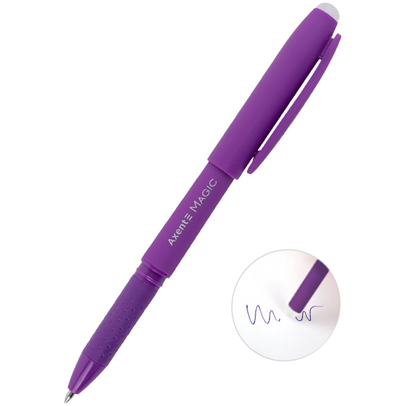 Gel stift "schreiben-löschen" Axent Magie AG1123-11-A, 0,7mm, lila
