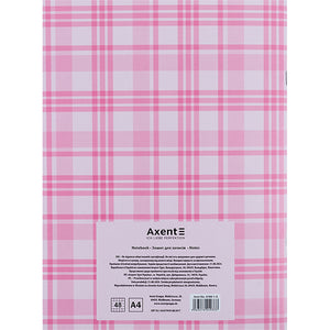 Notebook for notes Axent 4780-1-A, A4, 48 sheets, squared, pink