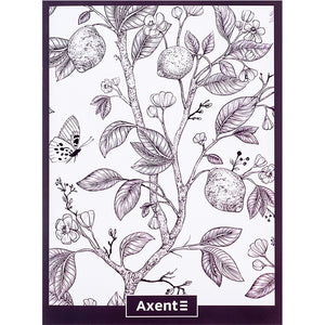 Notebook for notes Axent 4780-7-A, A4, 48 sheets, squared, plum