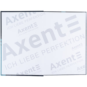 Notizbuch Axent Lines 8422-580-A, A4, 96 Blatt, Zelle, grau