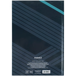 Notizbuch Axent Lines 8422-580-A, A4, 96 Blatt, Zelle, grau