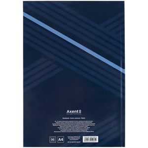 Notizbuch Axent Lines 8422-581-A, A4, 96 Blatt, Zelle, blau