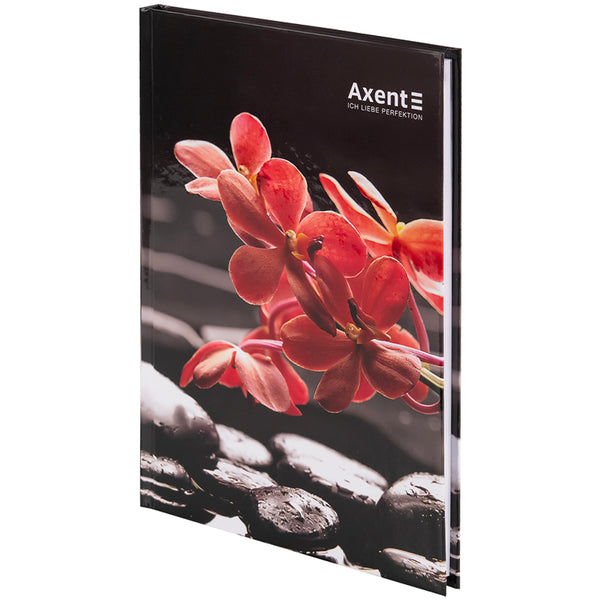 Notizbuch Axent R&B Flower 8457-7-A, A5, 96 Blatt, Zelle, Hardcover