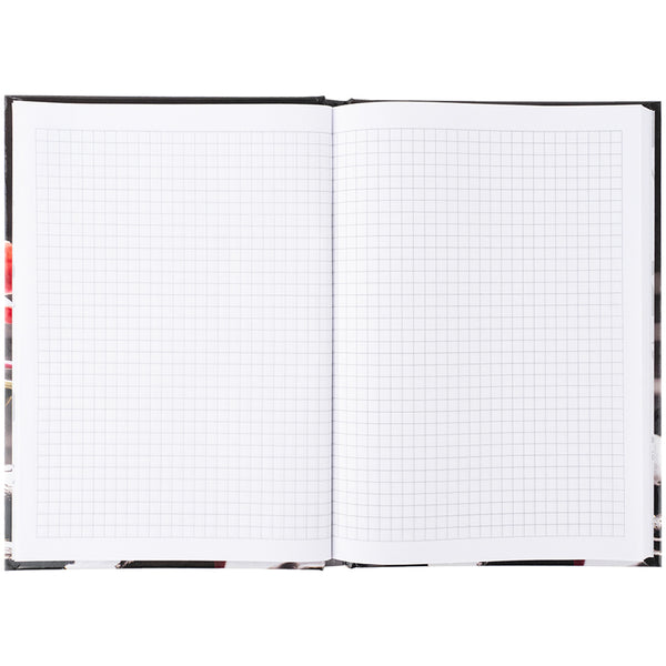 Notizbuch Axent R&B Flower 8457-7-A, A5, 96 Blatt, Zelle, Hardcover