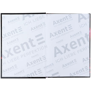 Notizbuch Axent Maroon Fleur 8459-1-A, A5, 96 Blätter, Zelle, Hardcover