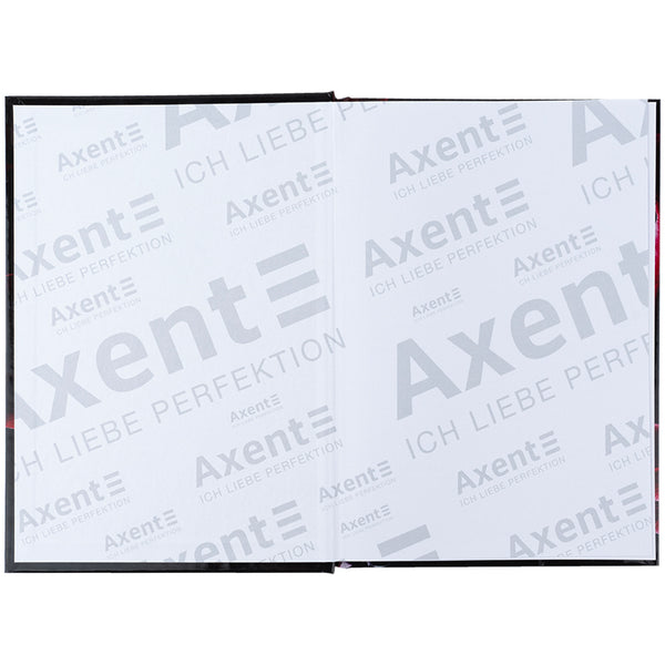 Notizbuch Axent Maroon Fleur 8459-1-A, A5, 96 Blätter, Zelle, Hardcover