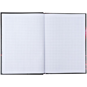 Notizbuch Axent Maroon Fleur 8459-1-A, A5, 96 Blätter, Zelle, Hardcover