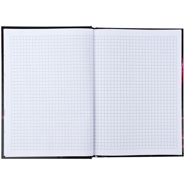 Notizbuch Axent Maroon Fleur 8459-1-A, A5, 96 Blätter, Zelle, Hardcover