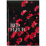 Notizbuch Axent Red fleur 8459-3-A, A5, 96 Blätter, Zelle, Hardcover