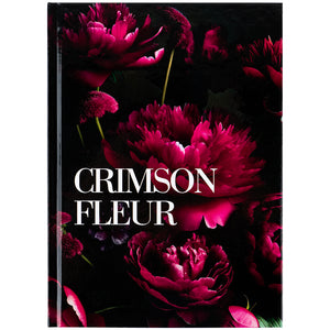 Notizbuch Axent Crimson Fleur 8459-4-A, A5, 96 Blätter, Zelle, Hardcover