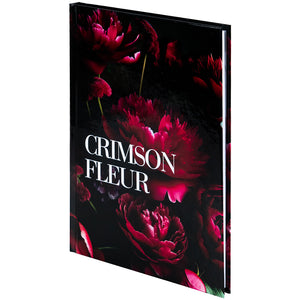 Notizbuch Axent Crimson Fleur 8459-4-A, A5, 96 Blätter, Zelle, Hardcover
