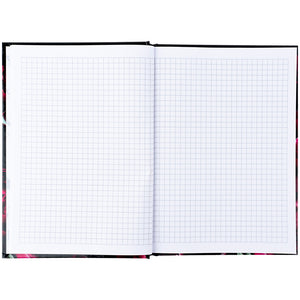 Notizbuch Axent Crimson Fleur 8459-4-A, A5, 96 Blätter, Zelle, Hardcover