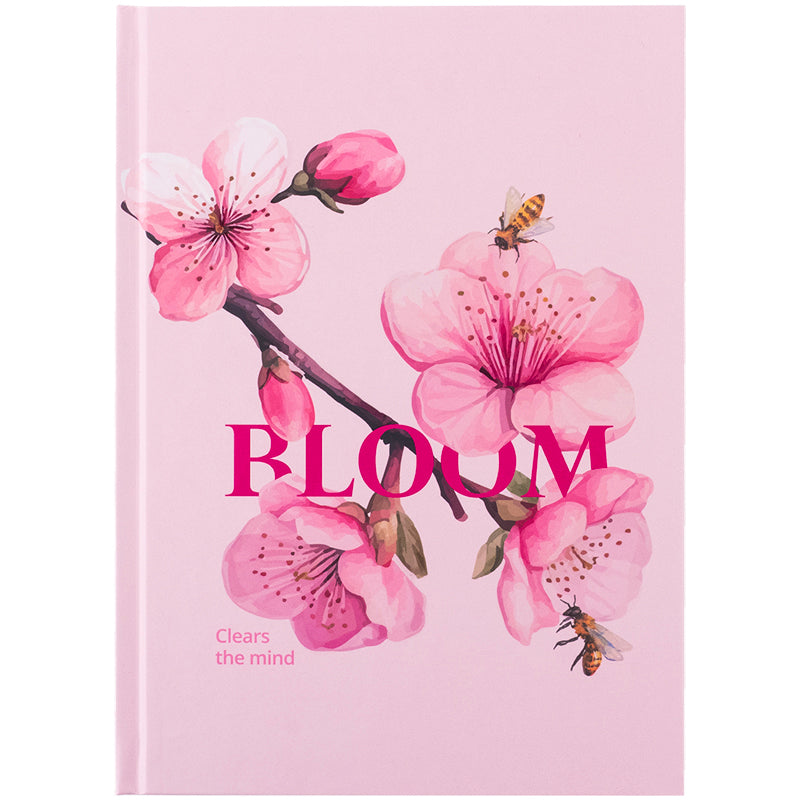 Notebook Axent Bloom 8459-8-A, A5, 96 sheets,  squared, hard cover