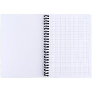 Spiral notebook Axent Olga Selyshcheva, Pink Roses 8471-2-A-OS, A5, 80 sheets, squared, cardboard cover