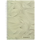 Spiralnotizbuch Axent 8471-1-A, A5, 80 Blatt, Zelle, Kunststoffabdeckung, grün