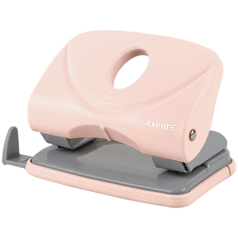 Papierlocher Axent Welle-2 3820-10-A, Kunststoff, 20 Blatt, Pastelini, rosa