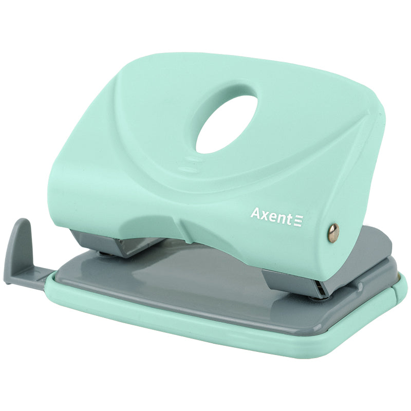 Papierlocher Axent Welle-2 3820-18-A, Kunststoff, 20 Blatt, Pastelini, mint