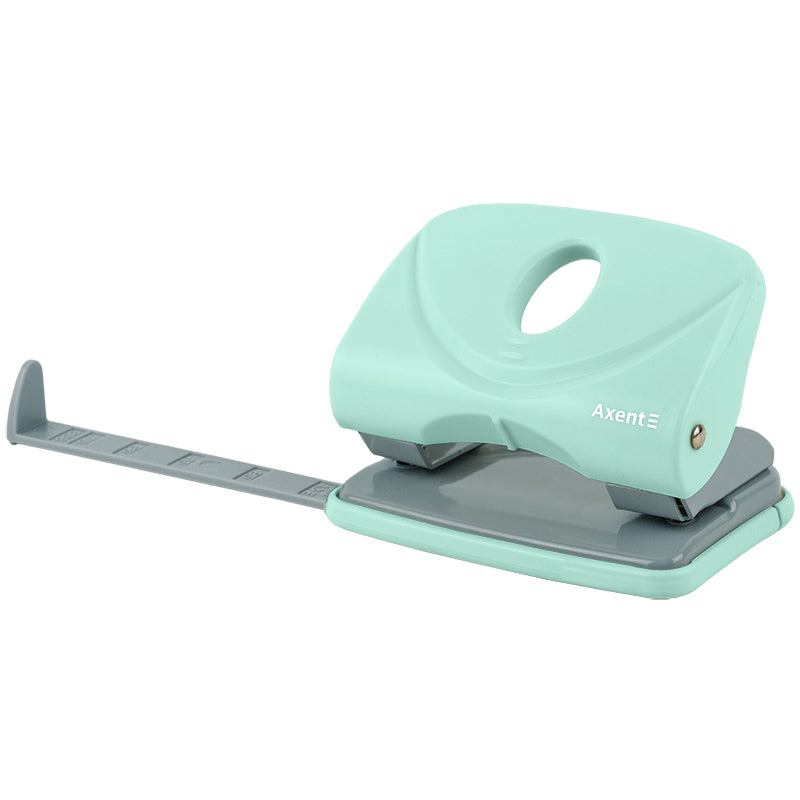 Papierlocher Axent Welle-2 3820-18-A, Kunststoff, 20 Blatt, Pastelini, mint