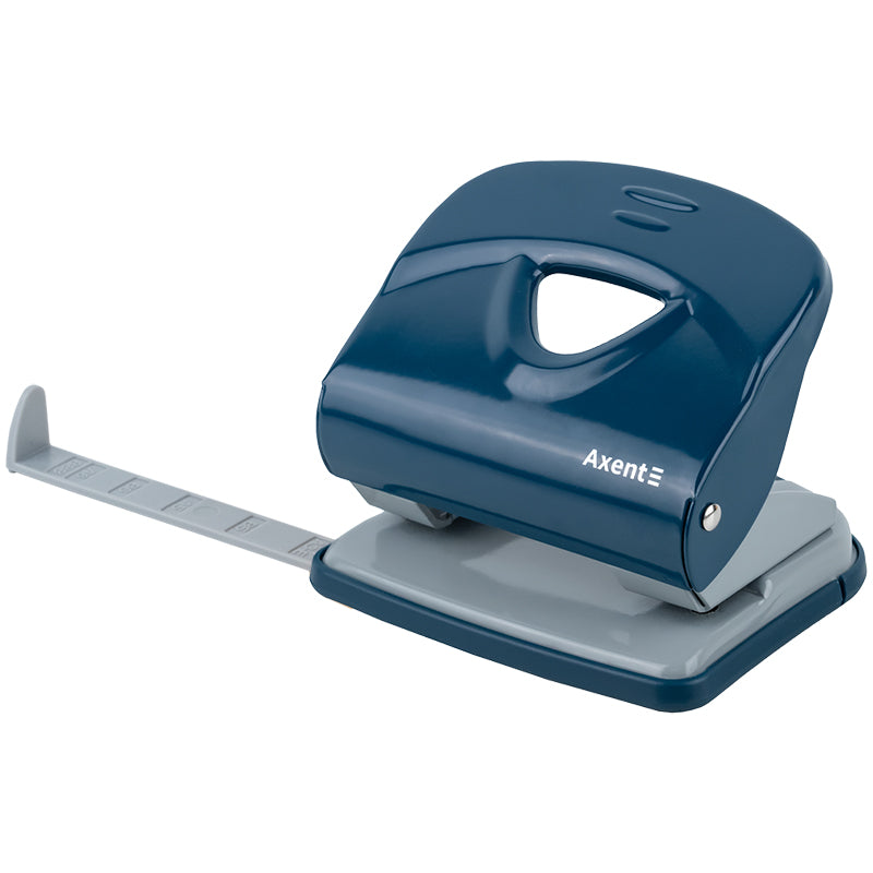 Papierlocher Axent Exakt-2 3930-29-A, Metall, 30 Blatt, Erdfarben, blau