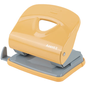Papierlocher Axent Exakt-2 3930-26-A, Metall, 30 Blätter, Erdfarben, Gelb