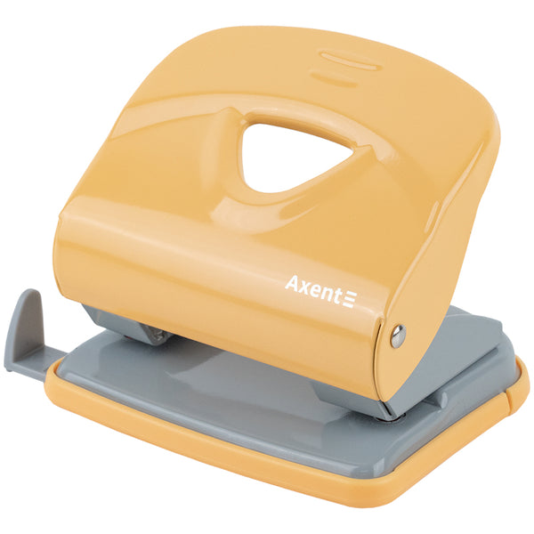 Papierlocher Axent Exakt-2 3930-26-A, Metall, 30 Blätter, Erdfarben, Gelb