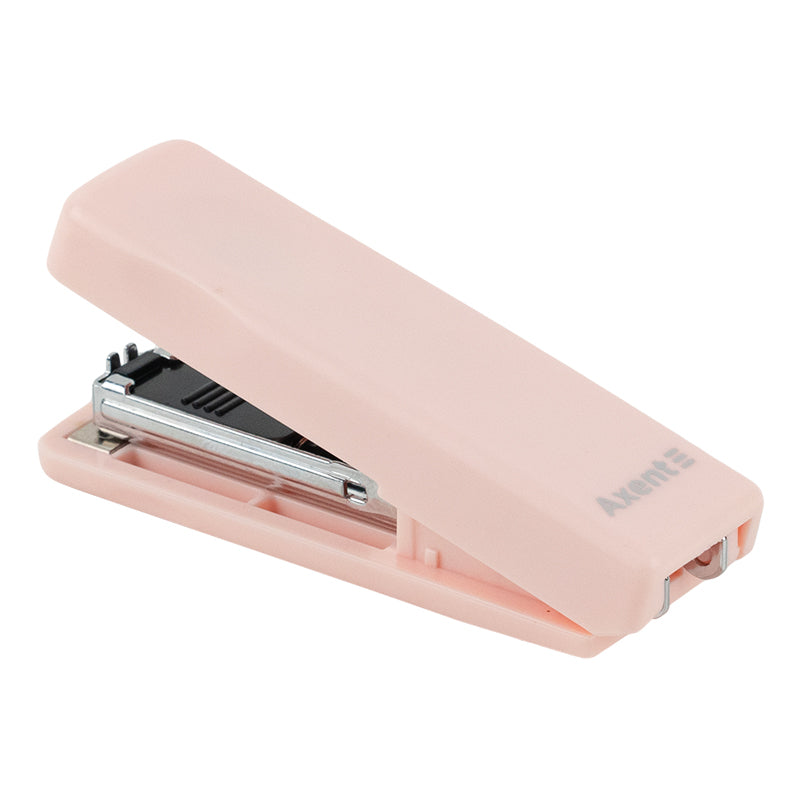 Büroheftgerät Nr. 10/5 Axent MINI 4910-10-A, Kunststoff, 10 Blatt, Pastelini, rosa
