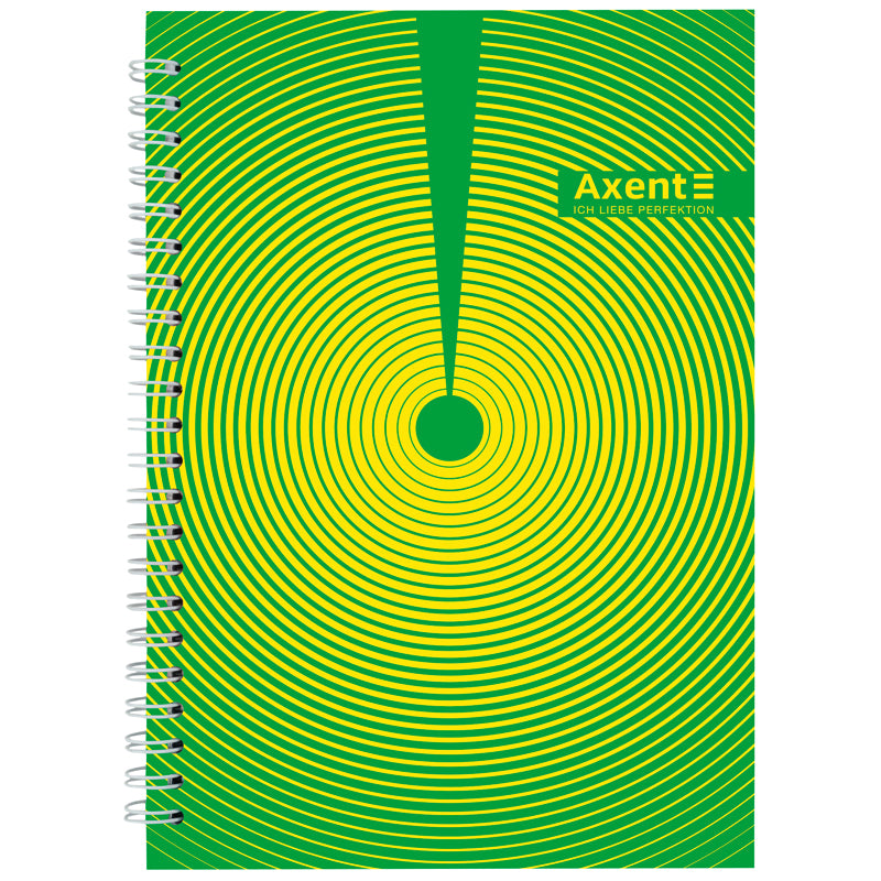 Spiral notebook Axent 8032-29-A, A5, 96 sheets, squared, hard cover