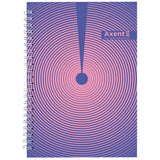 Spiral notebook Axent 8032-30-A, A5, 96 sheets, squared, hard cover