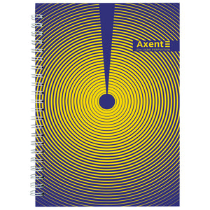 Spiral notebook Axent 8032-31-A, A5, 96 sheets, squared, hard cover