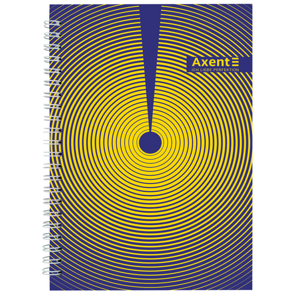 Spiral notebook Axent 8032-31-A, A5, 96 sheets, squared, hard cover