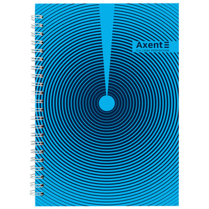 Spiral notebook Axent 8032-32-A, A5, 96 sheets, squared, hard cover