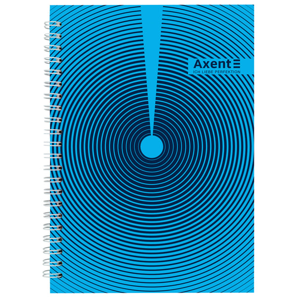 Spiral notebook Axent 8032-32-A, A5, 96 sheets, squared, hard cover