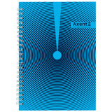 Spiral notebook Axent 8032-32-A, A5, 96 sheets, squared, hard cover
