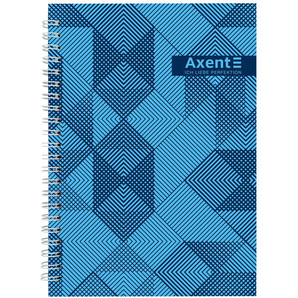 Spiral notebook Axent 8032-33-A, A5, 96 sheets, squared, hard cover