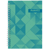 Spiral notebook Axent 8032-34-A, A5, 96 sheets, squared, hard cover